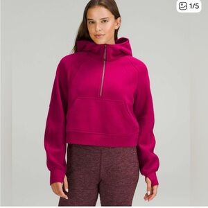 Lululemon Scuba Oversized Half-Zip Hoodie POME XS/S